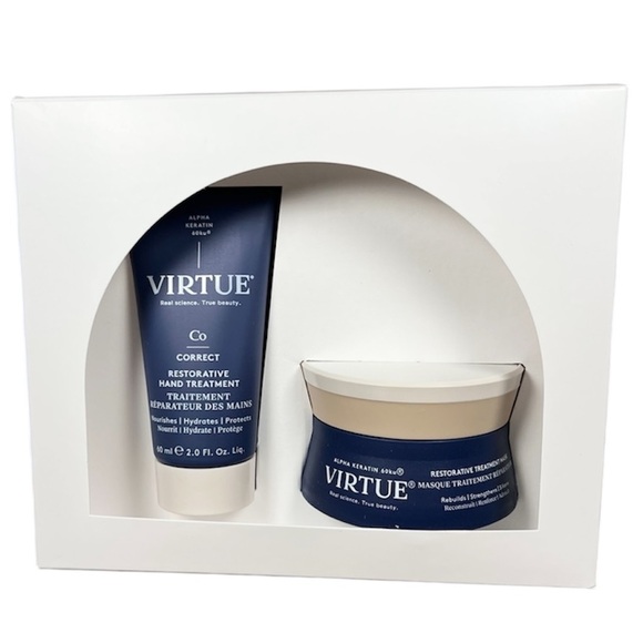 Virtue Hand & Hair Revival Restorative Hair Mask & Hand Cream Duo - Picture 1 of 12